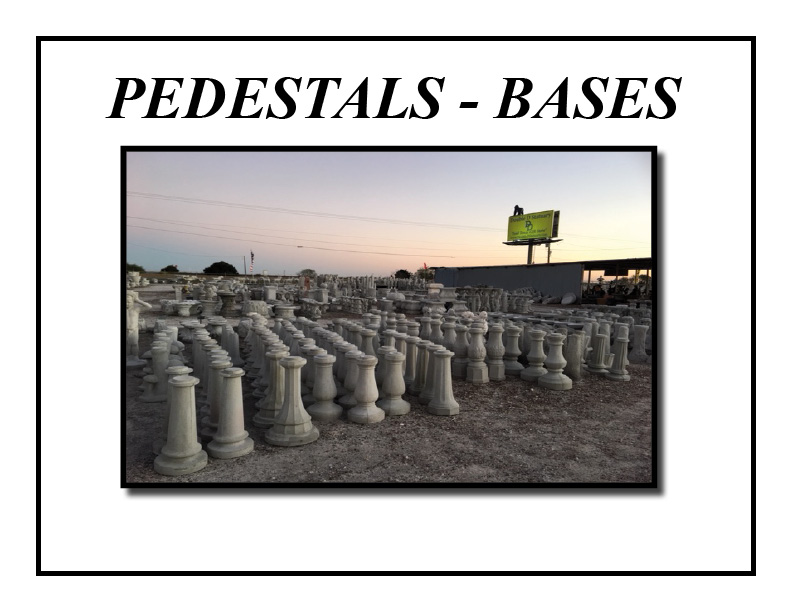 2026 Pedestals